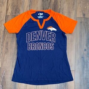 Team Apparel Women's Navy and Orange Tee